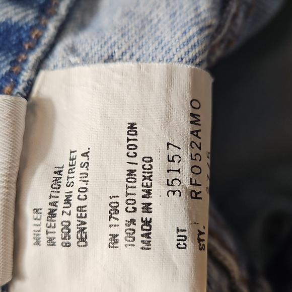 Vintage Women's Rockies Relaxed Fit Jeans 100% Cotton 27/5 L High Rise RF052AMO - Picture 12 of 16